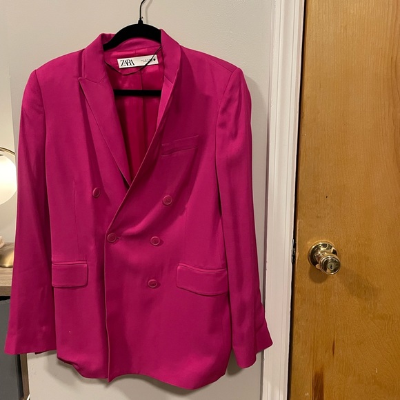 ZARA Oversized Flowy Blazer - Picture 2 of 3